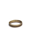 Iris Brass Gold Ring
