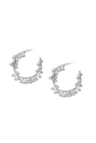 Kaina Silver Tribal Earrings