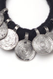Onyx Black Coming Tribal Earrings