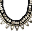 Black Tribal Silver Necklace