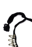 Black Tribal Silver Necklace