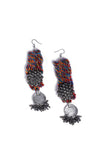 Raami Contrast Thread Tribal Earrings