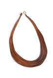 Coco Brown Cruelty Free Leather Layered Necklace