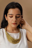 Gold Layered Thread Necklace