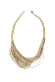 Gold Layered Thread Necklace