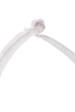 Sand White Layered Thread Necklace