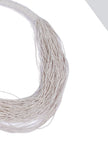 Ivory White Layered Thread Necklace