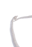 Ivory White Layered Thread Necklace