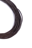 Onyx Black Contrast Thread Tribal Necklace