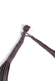 Onyx Black Contrast Thread Tribal Necklace