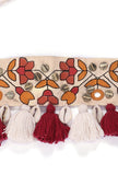 Red and White Kutch Embroidery Choker