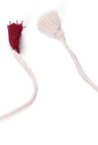 Red and White Kutch Embroidery Choker