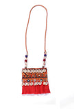 Tangerine Orange Thread Kutch Choker
