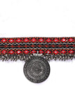 Mehreen Black Kutch Embroidery Silver Choker