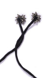 Mehreen Black Kutch Embroidery Silver Choker