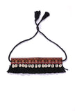Kaya Black Thread Cowry Shell Kutch Choker