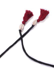 Ruby Red Thread Cowry Shell Kutch Choker