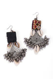 Swastika Silver Kutch Earrings