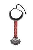 Black with Silver Beads Kutch Choker