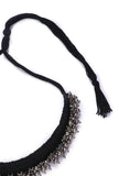 Black with Silver Beads Kutch Choker
