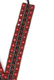 Red Kutch V Neck Necklace