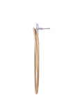 Double Layered Brass Earrings