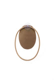 Double Layered Brass Earrings