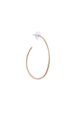 Arc Line Brass Earrings