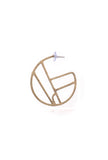 Artistic Sphere Brass Earrings