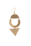 Jacqueline Brass Earrings