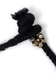 Elegant Black Thread Tribal Anklet Jewelry