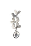 Bird On Bird Brass Earrings