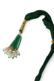 Divine Temple Jewellery Set In Alloy With Antique Finish