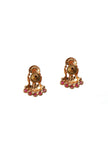 Divine Temple Jewellery Set In Alloy With Antique Finish