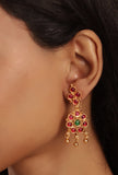 Double Long Linear Kemp Jewellery Set