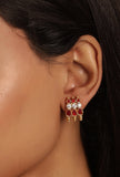 Elegant Antique Necklace And Stud Earrings
