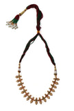 Antique Gold Finish Semi-Tribal Kemp Necklace Set