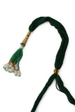 Simple Sufi Style Choker Set With Antique Gold Finish