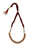 Maharashtrian Inspired Copper Jewellery Set With Antique Finish