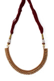 Maharashtrian Inspired Copper Jewellery Set With Antique Finish