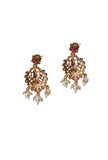 Traditional Laxmi Devi Neck Center Choker Set With Antique Finish