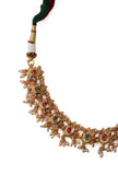 Peacock Inspired Antique Gold Finish Jewellery Set