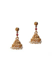 Traditional Alloy Guttapusalu Jewellery Set With Pair Of Jhumkas