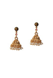 Traditional Alloy Guttapusalu Jewellery Set With Pair Of Jhumkas