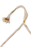 Ethnic Choker Set With Oval Shape Moti Mala And Pair Of Antique Gold Tops