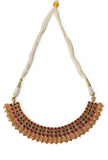 Big Studs In Premium High Gold Plated Temple Jewellery Set