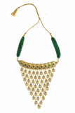 Ethnic Opulent Green Statement Necklace
