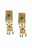 Ethnic Opulent Green Statement Necklace