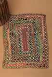 Cadecene Zig Zag Contrast Handcraft Jute Rug