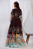 Set of 3 Kalamkari Purple Lehenga Set